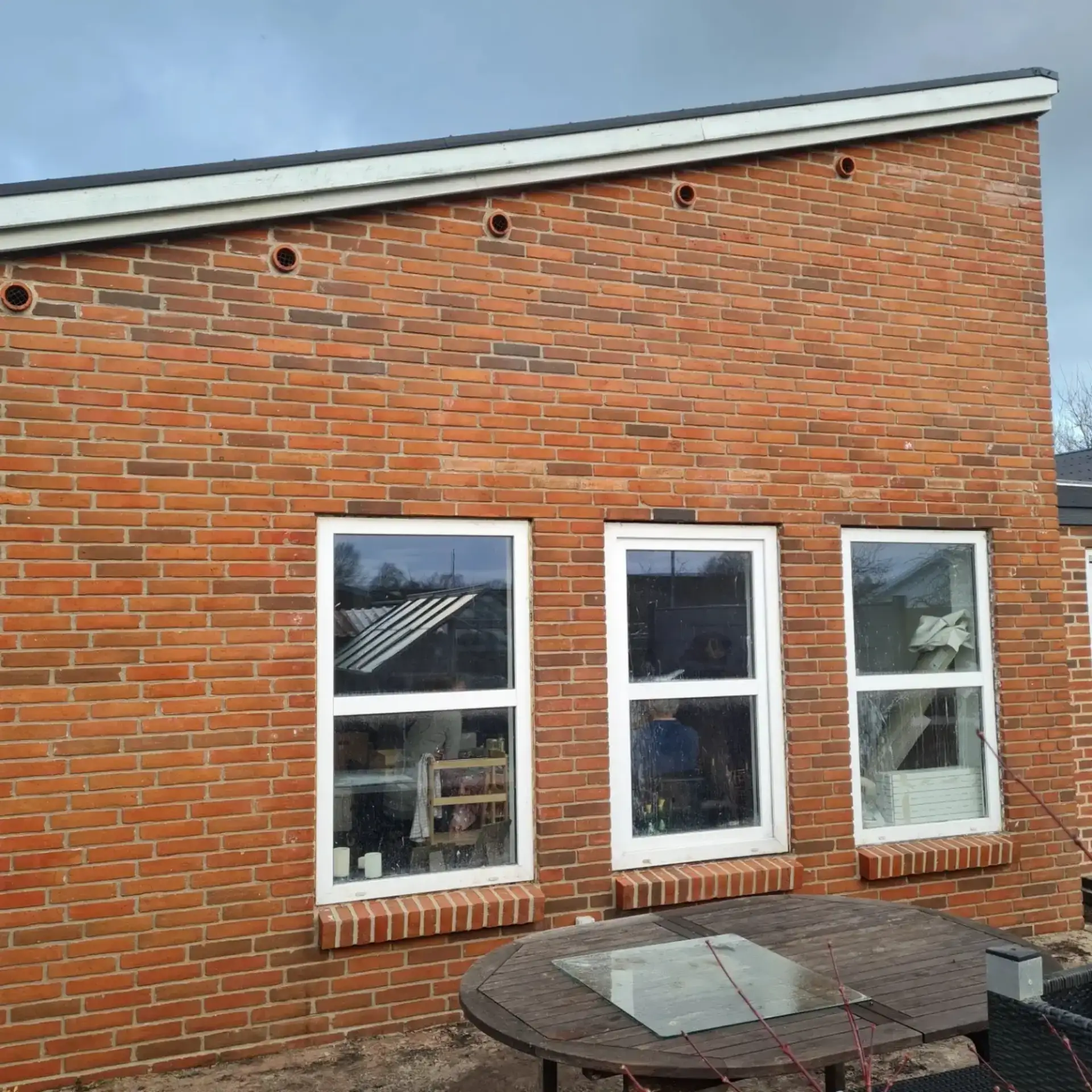 Professionelt murværk udført af Murermester Mikkel Green i Danmark.